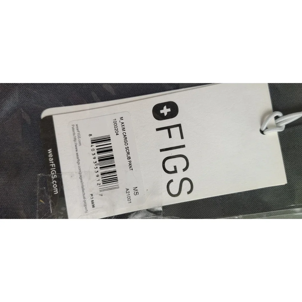FIGS M Axim Cargo Scrub Pants Medical Doctor Nurse Elastic‎ Waist MS